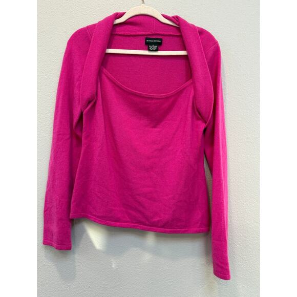 Sutton Studio 100% Cashmere Sweater Top; XL - Picture 2 of 6